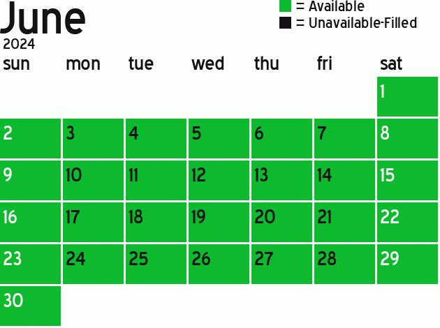Missionary Dinner Calendar