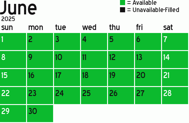 Missionary Dinner Calendar