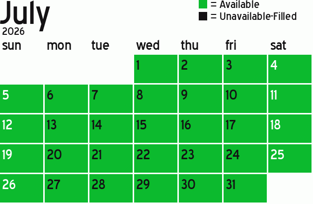 Missionary Dinner Calendar